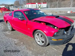 2007 Ford Mustang GT Deluxe with VIN 1ZVFT82H175367454, listed as a IAAI auction lot 41585612 with 210,182 mi miles. Bid and sale history available at carsss.com. Image 1.