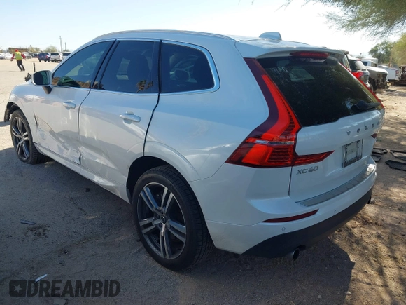 2020 Volvo XC60 Momentum with VIN YV4A22RK6L1553603, listed as a IAAI auction lot 41103991 with 67,509 mi miles and . Bid and sale history available at DreamBid. Image 3.