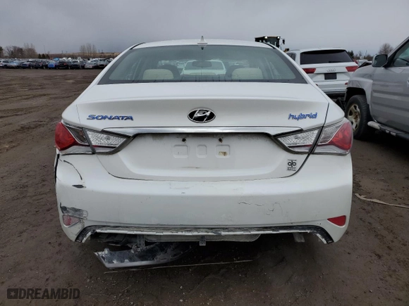 2013 Hyundai Sonata Hybrid Limited with VIN KMHEC4A46DA073794, listed as a Copart auction lot 50593755 with 248,028 mi miles and Salvage Title. Bid and sale history available at carsss.com. Image 6.