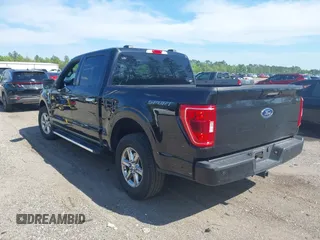 2023 Ford F-150 XL with VIN 1FTEW1C54PFB84125, listed as a IAAI auction lot 42045019 with 43,376 mi miles. Bid and sale history available at carsss.com. Image 3.
