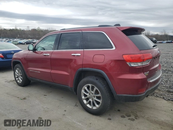 2014 Jeep Grand Cherokee Limited with VIN 1C4RJFBG2EC142390, listed as a Copart auction lot 53782155 with 117,512 mi miles and Salvage Title. Bid and sale history available at carsss.com. Image 2.