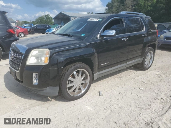 2011 GMC Terrain SLT-2 with VIN 2CTALWECXB6421644, listed as a Copart auction lot 55462275 with 100,033 mi miles and Clean Title. Bid and sale history available at carsss.com. Image 1.