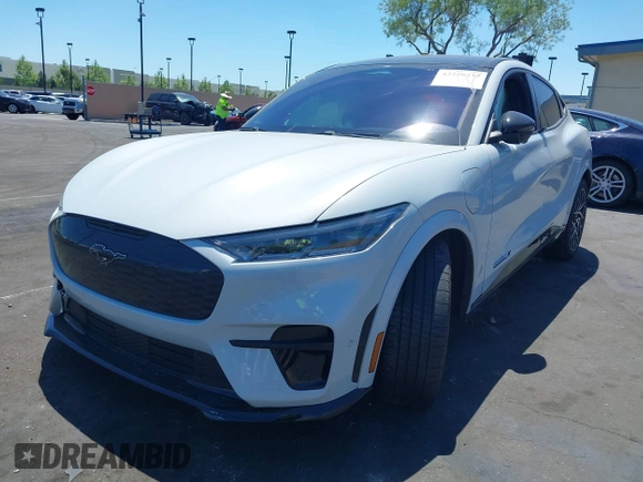 2021 Ford Mustang Mach-E GT with VIN 3FMTK4SX7MME00127, listed as a IAAI auction lot 42229237 with 19,203 mi miles and . Bid and sale history available at DreamBid. Image 2.