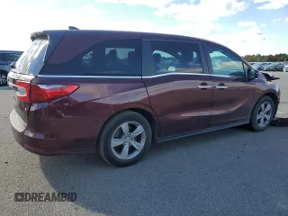 2019 Honda Odyssey EX-L with VIN 5FNRL6H70KB072288, listed as a Copart auction lot 76326724 with Not Provided miles and Non Repairable. Bid and sale history available at DreamBid. Image 3.