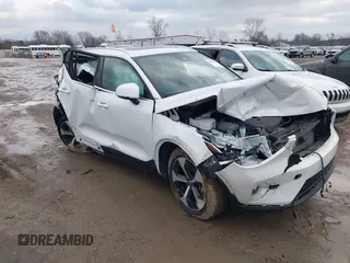 2024 Volvo XC40 Plus Bright Theme with VIN YV4L12UE5R2339783, listed as a IAAI auction lot 41054542 with 18,874 mi miles. Bid and sale history available at carsss.com. Image 1.
