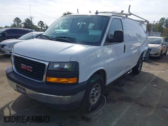 2020 GMC Savana Cargo Van with VIN 1GTW7AFG7L1265254, listed as a IAAI auction lot 40863188 with 86,054 mi miles. Bid and sale history available at carsss.com. Image 17.