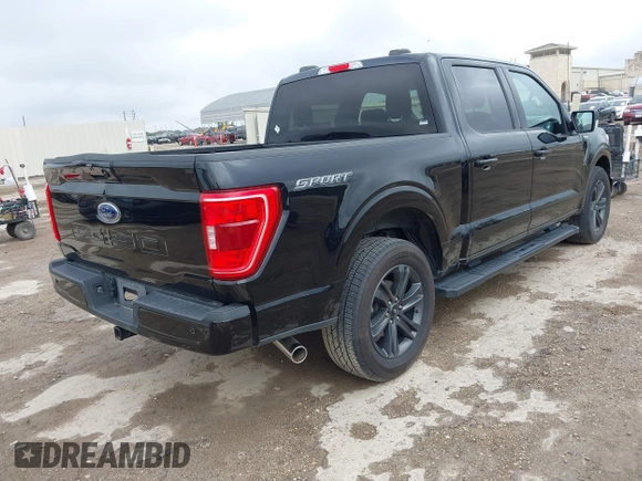2023 Ford F-150 XL with VIN 1FTEW1C53PFC27708, listed as a IAAI auction lot 42654990 with 37,093 mi miles and . Bid and sale history available at DreamBid. Image 4.