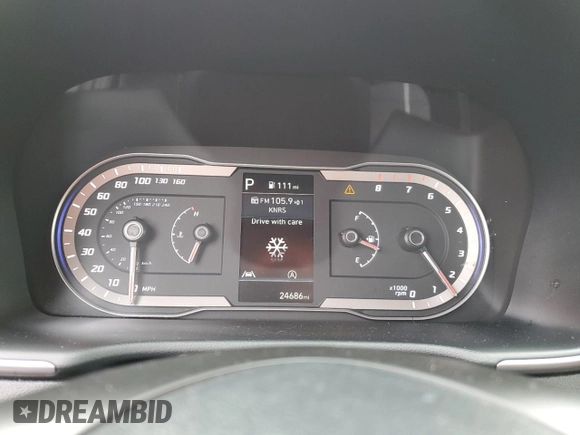 2024 Hyundai Tucson SE with VIN 5NMJACDE1RH310616, listed as a Copart auction lot 48919705 with 24,686 mi miles and Salvage Title. Bid and sale history available at carsss.com. Image 9.