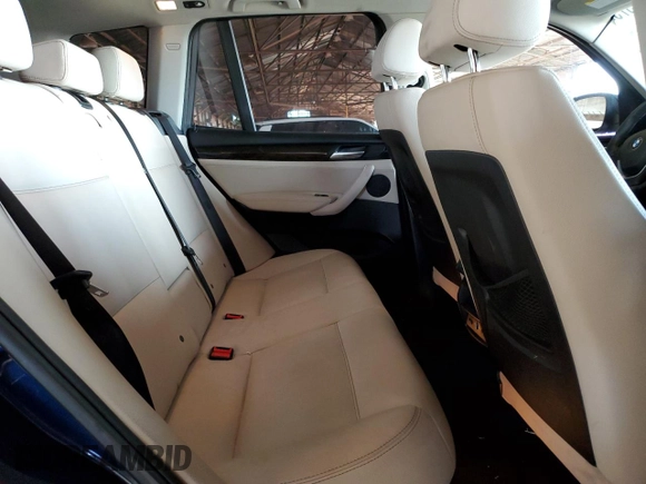 2014 BMW X3 xDrive35i with VIN 5UXWX7C5XE0E81308, listed as a Copart auction lot 52182575 with 110,137 mi miles and Salvage Title. Bid and sale history available at DreamBid. Image 10.