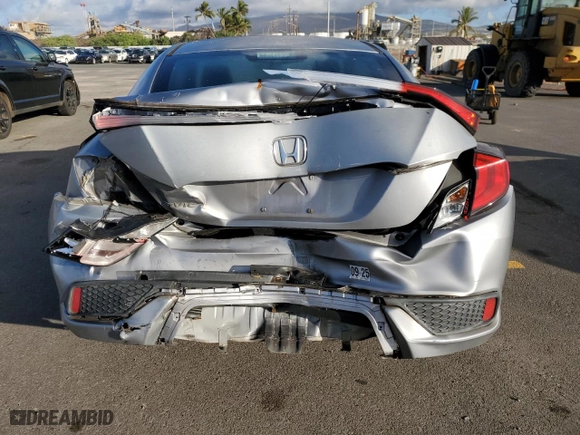2017 Honda Civic Coupe LX-P with VIN 2HGFC4B04HH309730, listed as a Copart auction lot 87273844 with 97,567 mi miles and Salvage Title. Bid and sale history available at carsss.com. Image 6.