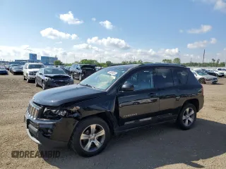 2016 Jeep Compass High Altitude z VIN 1C4NJDEB6GD793361, wystawiony jako Copart lot #58859085 z przebiegiem 87 214 mil mil oraz Szkoda całkowita • Salvage title. Historia ofert i sprzedaży dostępna na DreamBid. Obrazek 1.