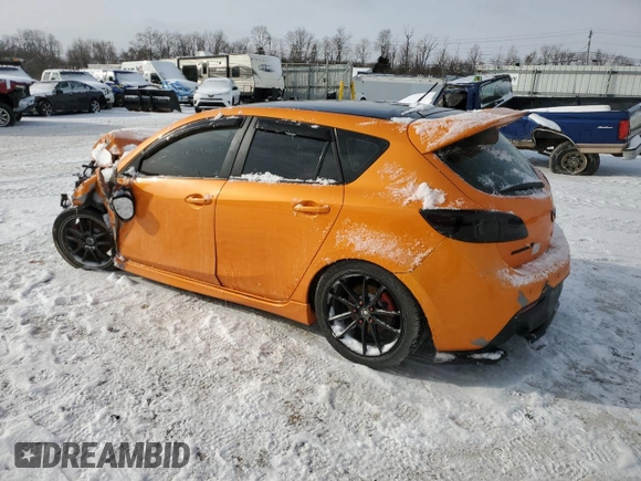 2011 Mazda 3 Mazdaspeed3 Sport with VIN JM1BL1K43B1444170, listed as a Copart auction lot 45058715 with Not Provided miles and Salvage Title. Bid and sale history available at DreamBid. Image 2.