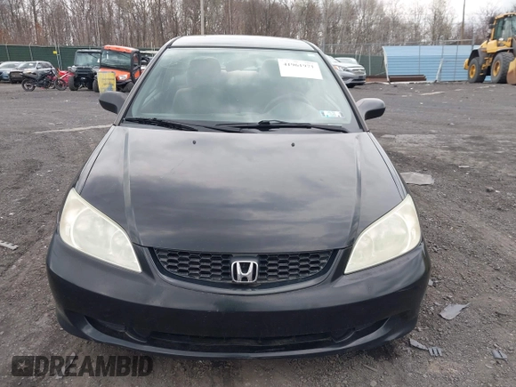 2005 Honda Civic Cpe LX with VIN 1HGEM22585L054068, listed as a IAAI auction lot 41961971 with 108,941 mi miles. Bid and sale history available at carsss.com. Image 12.