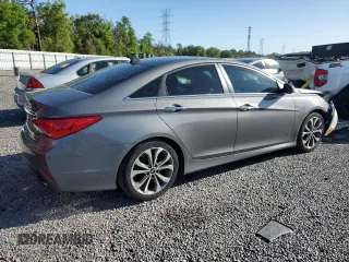 2014 Hyundai Sonata Limited with VIN 5NPEC4ABXEH813988, listed as a Copart auction lot 49189275 with 94,990 mi miles and Salvage Title. Bid and sale history available at DreamBid. Image 3.