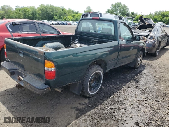 2002 Toyota Tacoma with VIN 5TENL42N82Z034851, listed as a Copart auction lot 56174825 with 206,369 mi miles and Salvage title. Bid and sale history available at DreamBid. Image 3.