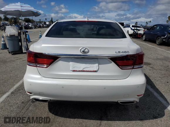 2017 Lexus LS 460 with VIN JTHBL5EF7H5146810, listed as a Copart auction lot 49253905 with 71,518 mi miles and Salvage title. Bid and sale history available at DreamBid. Image 6.