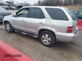 2005 Acura MDX with VIN 2HNYD18225H535783, listed as a IAAI auction lot 41538976 with 192,695 mi miles. Bid and sale history available at carsss.com. Image 3.