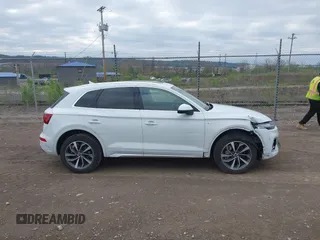 2022 Audi Q5 S line Premium Plus with VIN WA1EAAFY2N2014414, listed as a IAAI auction lot 42069743 with 44,654 mi miles and . Bid and sale history available at DreamBid. Image 14.