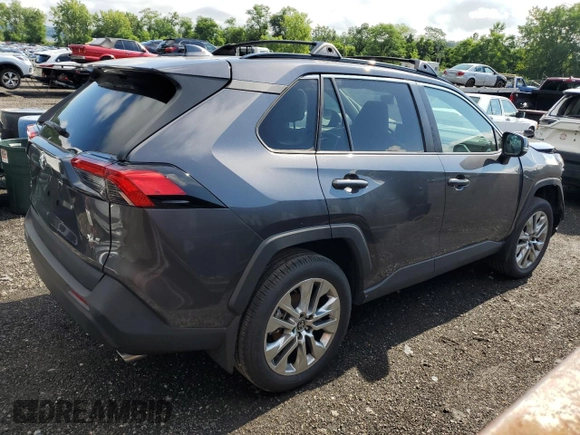 2024 Toyota RAV4 XLE Premium with VIN 2T3C1RFV1RC284430, listed as a Copart auction lot 65069965 with 4,688 mi miles and Salvage title. Bid and sale history available at DreamBid. Image 3.