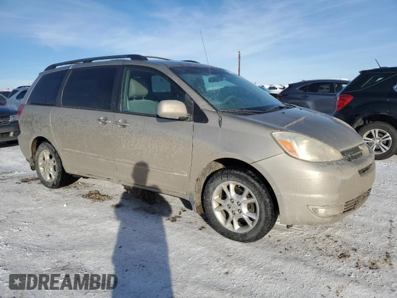 2005 Toyota Sienna LE with VIN 5TDBA23C25S030774, listed as a Copart auction lot 80359744 with 518,172 mi miles and Clean Title. Bid and sale history available at carsss.com. Image 4.