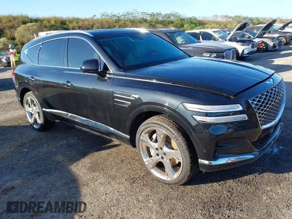 2024 Genesis GV80 with VIN KMUHCESC1RU149101, listed as a IAAI auction lot 40614130 with Not Provided miles and . Bid and sale history available at DreamBid. Image 1.