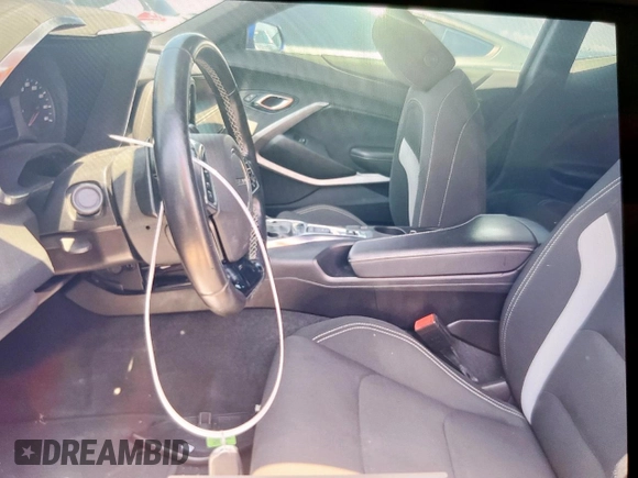 2020 Chevrolet Camaro 1LT with VIN 1G1FB1RX0L0114488, listed as a Copart auction lot 58268185 with 57,140 mi miles and Salvage title. Bid and sale history available at DreamBid. Image 8.