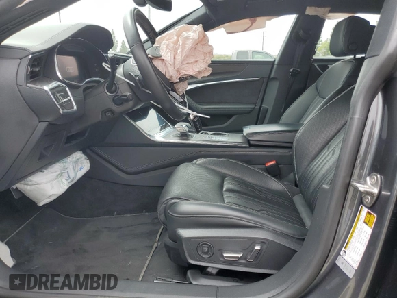 2020 Audi A7 Prestige with VIN WAUV2AF28LN057212, listed as a Copart auction lot 55405124 with 45,090 mi miles and Salvage Title. Bid and sale history available at carsss.com. Image 7.