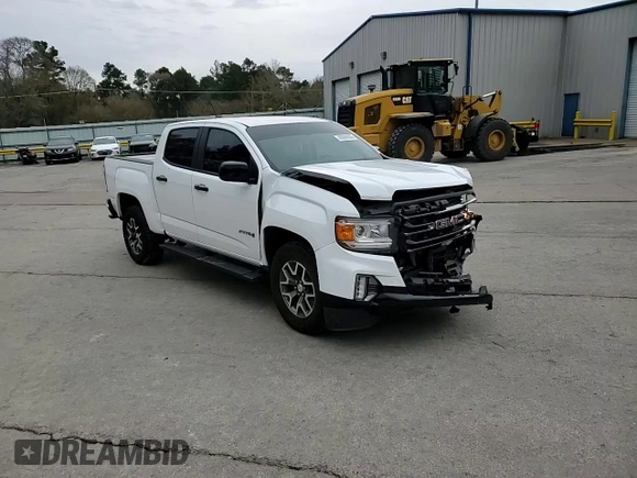 2022 GMC Canyon 4WD AT4 w/Leather with VIN 1GTG6FENXN1163390, listed as a Copart auction lot 88008805 with 35,491 mi miles and Salvage Title. Bid and sale history available at carsss.com. Image 11.