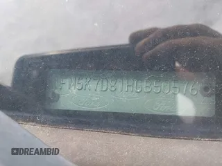 2017 Ford Explorer XLT с VIN 1FM5K7D81HGB50576, выставлен на аукционе IAAI как лот 42785837 с пробегом 128 915 миль миль и . История ставок и продаж доступна на DreamBid. Изображение 17.