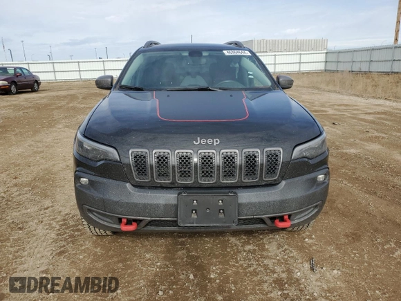 2020 Jeep Cherokee Trailhawk Elite with VIN 1C4PJMBN1LD533239, listed as a Copart auction lot 46364644 with 35,056 mi miles and . Bid and sale history available at DreamBid. Image 5.
