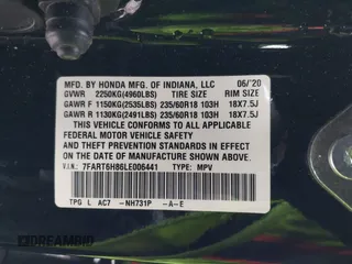 2020 Honda CR-V EX-L with VIN 7FART6H86LE006441, listed as a IAAI auction lot 41032430 with 67,426 mi miles and . Bid and sale history available at DreamBid. Image 9.