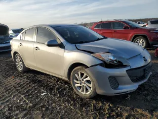 2012 Mazda 3 i Touring with VIN JM1BL1V79C1553935, listed as a Copart auction lot 46500285 with 195,337 mi miles and Salvage Title. Bid and sale history available at DreamBid. Image 4.