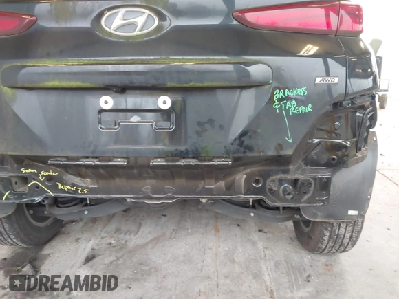 2022 Hyundai Kona SE with VIN KM8K2CAB0NU754449, listed as a IAAI auction lot 41249416 with 24,015 mi miles. Bid and sale history available at carsss.com. Image 6.