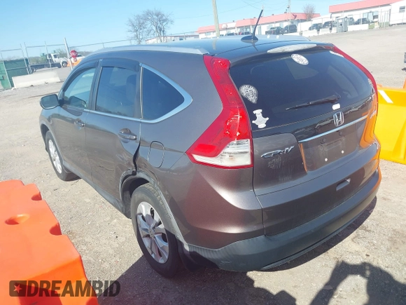 2012 Honda CR-V EX-L with VIN 5J6RM4H79CL040451, listed as a IAAI auction lot 41983653 with 113,332 mi miles. Bid and sale history available at carsss.com. Image 3.