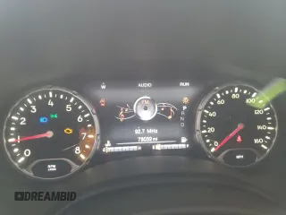 2017 Jeep Renegade Limited with VIN ZACCJBDB9HPF78962, listed as a Copart auction lot 62707325 with 78,032 mi miles and Salvage title. Bid and sale history available at DreamBid. Image 9.