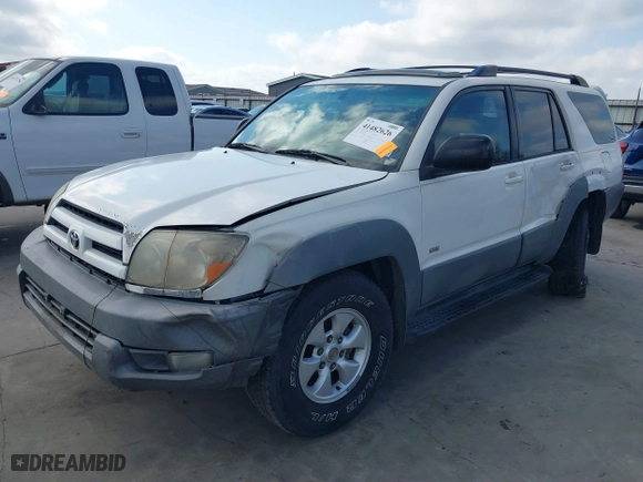 2003 Toyota 4Runner SR5 with VIN JTEZU14R730004590, listed as a IAAI auction lot 41482626 with 274,698 mi miles. Bid and sale history available at carsss.com. Image 20.