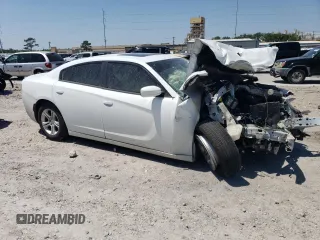 2019 Dodge Charger SXT with VIN 2C3CDXBG8KH718662, listed as a Copart auction lot 53136055 with 84,340 mi miles and Salvage Title. Bid and sale history available at carsss.com. Image 4.