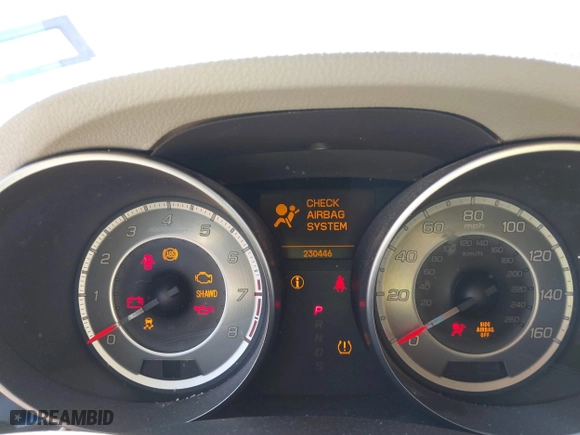 2011 Acura MDX with VIN 2HNYD2H28BH514020, listed as a IAAI auction lot 41773235 with 230,446 mi miles. Bid and sale history available at carsss.com. Image 7.