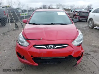 2013 Hyundai Accent GLS with VIN KMHCU4AE7DU461600, listed as a IAAI auction lot 42019159 with 53,452 mi miles. Bid and sale history available at carsss.com. Image 12.