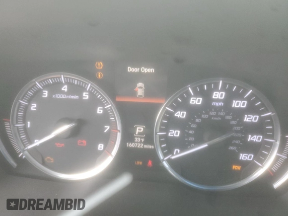 2014 Acura MDX Technology with VIN 5FRYD4H41EB027723, listed as a Copart auction lot 43794115 with 160,722 mi miles and Salvage Title. Bid and sale history available at carsss.com. Image 9.