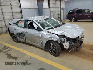 2021 Nissan Sentra SV with VIN 3N1AB8CV0MY229989, listed as a Copart auction lot 48766635 with Not Provided miles and Salvage Title. Bid and sale history available at carsss.com. Image 4.