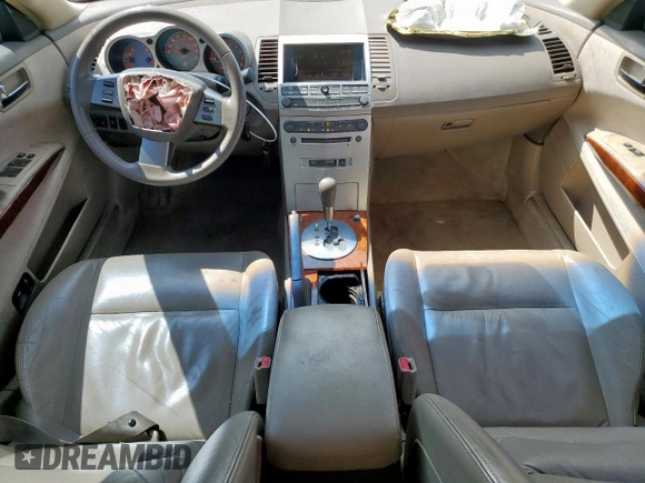 2005 Nissan Maxima 3.5 SL with VIN 1N4BA41E15C871007, listed as a Copart auction lot 53477855 with 166,595 mi miles and Salvage Title. Bid and sale history available at carsss.com. Image 8.