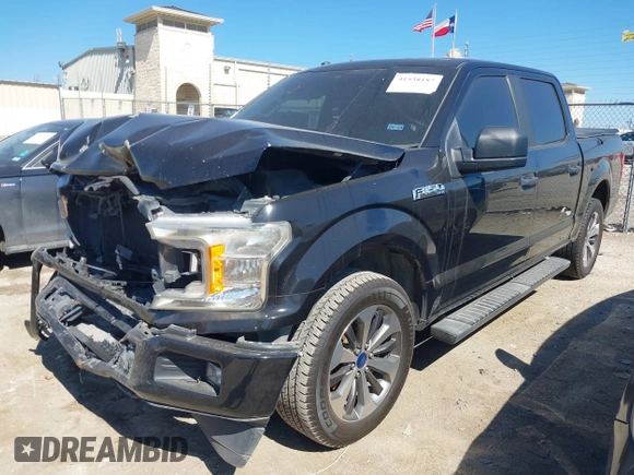 2019 Ford F-150 XL with VIN 1FTEW1C59KKE38668, listed as a IAAI auction lot 41538187 with 109,704 mi miles and . Bid and sale history available at DreamBid. Image 17.