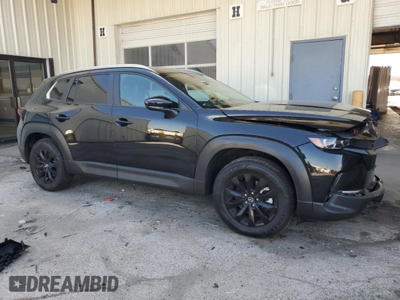 2024 Mazda CX-50 S Select with VIN 7MMVABAM8RN196074, listed as a Copart auction lot 50386815 with 7,836 mi miles and Salvage Title. Bid and sale history available at DreamBid. Image 4.