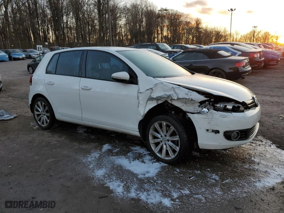 2013 Volkswagen Golf TDI w/Sunroof & Nav with VIN WVWNM7AJXDW134267, listed as a Copart auction lot 83562264 with 232,064 mi miles and Salvage Title. Bid and sale history available at carsss.com. Image 4.