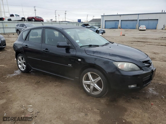 2008 Mazda Mazda3 s Sport with VIN JM1BK343781134650, listed as a Copart auction lot 50609555 with 106,018 mi miles and Salvage Title. Bid and sale history available at carsss.com. Image 4.