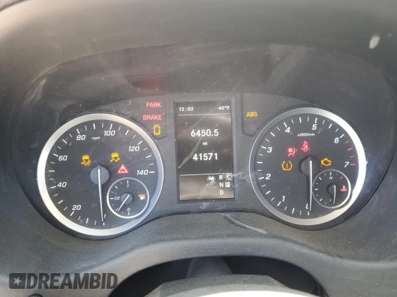 2023 Mercedes-Benz Metris Cargo with VIN W1YV0BEYXP4227971, listed as a Copart auction lot 52766075 with 41,571 mi miles and Salvage title. Bid and sale history available at DreamBid. Image 9.