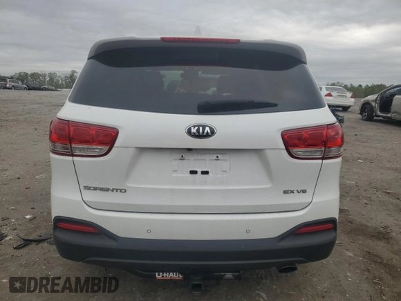 2017 Kia Sorento LX with VIN 5XYPG4A56HG199914, listed as a Copart auction lot 53961725 with 88,671 mi miles and Salvage Title. Bid and sale history available at DreamBid. Image 6.