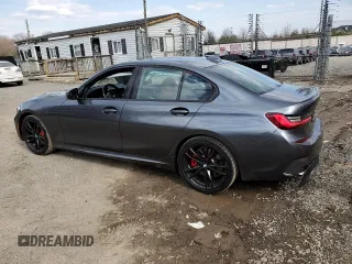 2022 BMW 3 Series M340i xDrive with VIN 3MW5U9J06N8C67957, listed as a Copart auction lot 49737485 with 10,563 mi miles and Salvage Title. Bid and sale history available at carsss.com. Image 2.