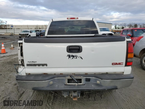 2006 GMC Sierra 1500 SLT with VIN 2GTEK13N061341831, listed as a Copart auction lot 41522445 with 155,253 mi miles and Salvage Title. Bid and sale history available at carsss.com. Image 6.